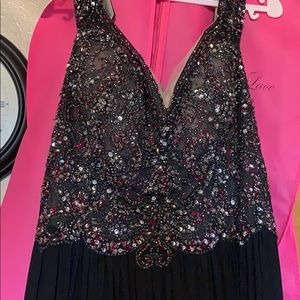 Formal Black beaded dress